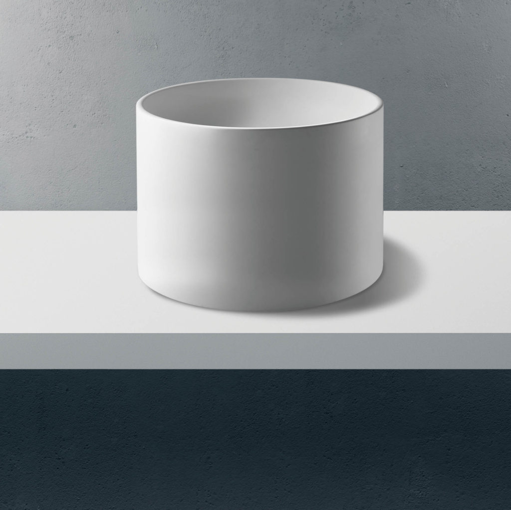 CILINDRO M - Lavabo ciotola Bagno da appoggio - Ecoover® Design Solidsurfaces