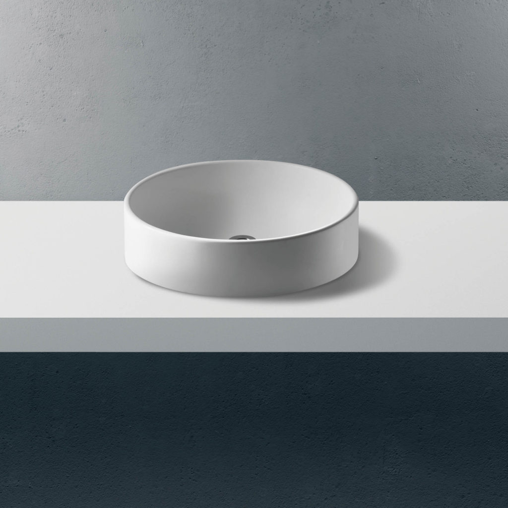 CILINDRO S - Lavabo ciotola Bagno da appoggio - Ecoover® Design Solidsurfaces
